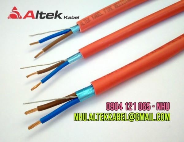 Cáp chống cháy chống nhiễu 2x1.5mm2 altek kabel