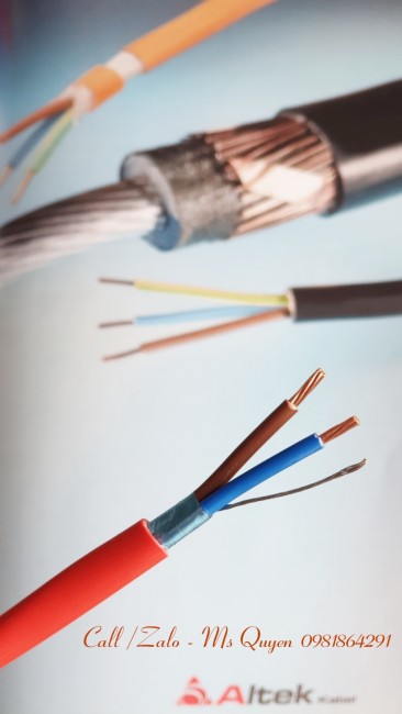 Cáp chống cháy chống nhiễu altek kabel hàng nhập khẩu
