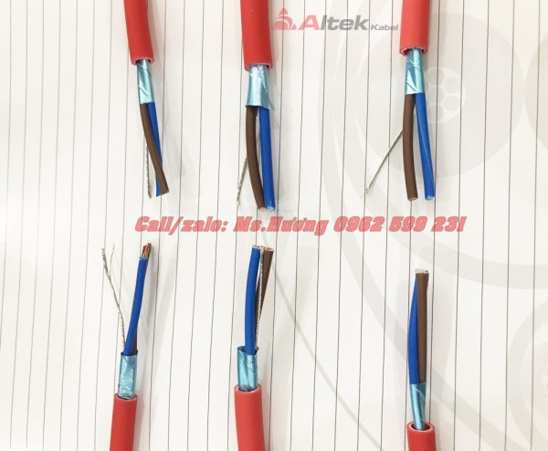 Cáp chống cháy chống nhiễu Altekkabel vỏ LSHZ, lõi đồng nguyên chất