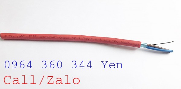Cáp chống cháy chống nhiễu CU/FR - LSZH vỏ đỏ Altek Kabel 