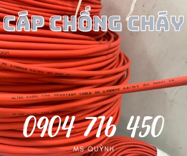 Cáp chống cháy có chống nhiễu giá tốt