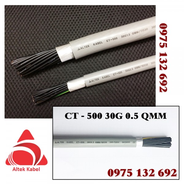 Cáp Cu/PVC/PVC 30x1.5, 30x1.0, 30x0.75, 30x0.5 có (không) chống nhiễu
