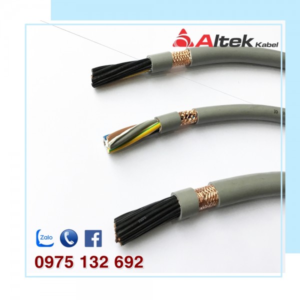 Cáp điện 25x1.5, cáp tín hiệu 25x1.5, cáp 25 lõi Altek Kabel