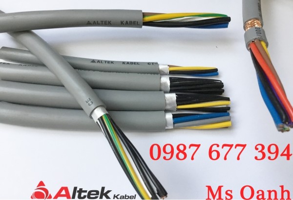 Cáp điều khiển 2x0.5mm2, 2x0.75mm2, 2x1.0mm2, 2x1.5mm2