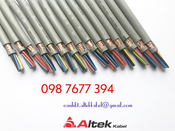 cáp điều khiển 5x1.0 chống nhiễu
