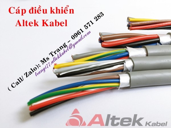 Cáp điều khiển 6x0.5 hiệu Altek Kabel chính hãng giá sỉ