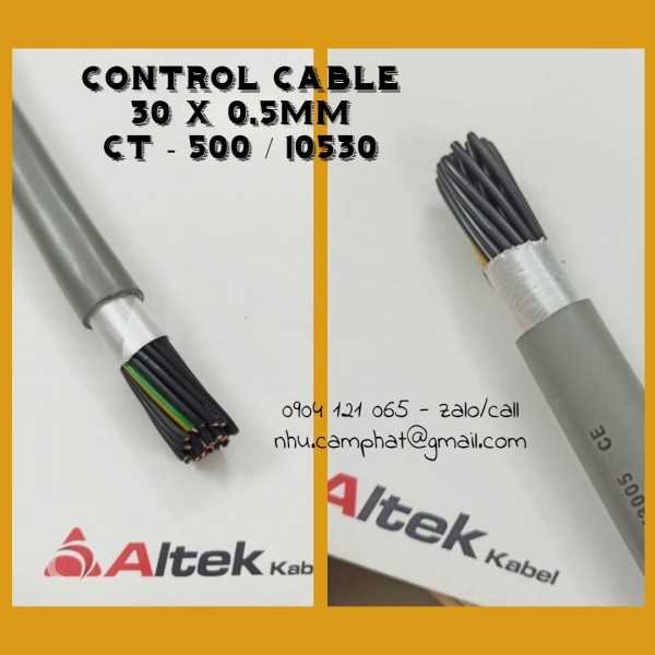Cáp điều khiển Altek Kabel CT-500 / 10530 (30G0.5)