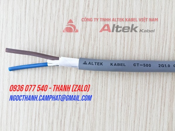Cáp điều khiển Altek Kabel CT-500 2G 1.0 MM2 - RVV