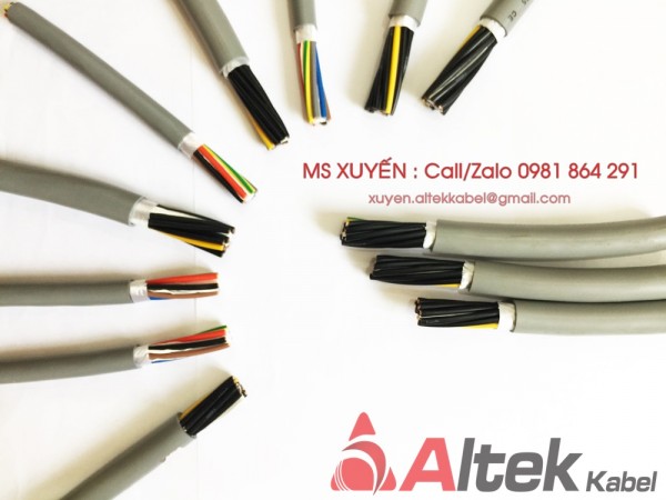 Cáp điều khiển Altek Kabel – Đức chống nhiễu SH-500, không chống nhiễu CT-500 sẵn hàng