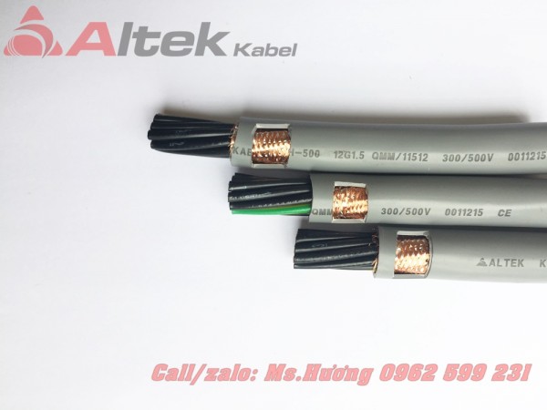 Cáp điều khiển có lưới chất lượng đạt tiêu chuẩn Châu Âu