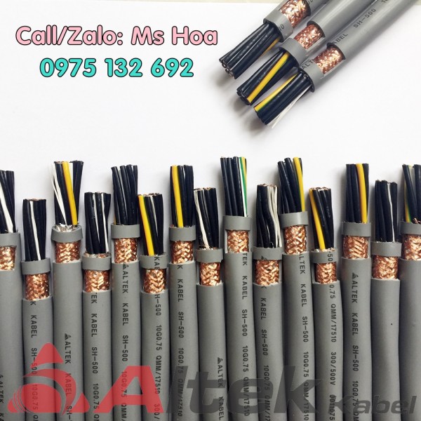 Cáp điều khiển CVV / RVV, cáp điều khiển chống nhiễu CVV-S / RVVP 