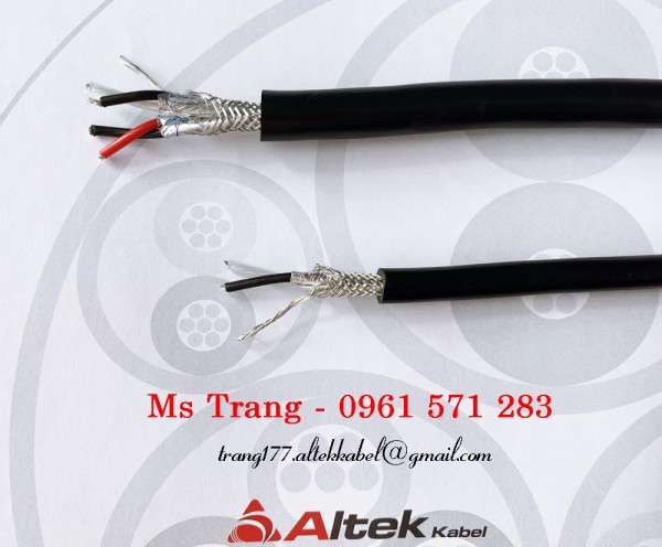 Cáp kết nối RS485- 18 AWG 1 pair vặn xoắn chống nhiễu