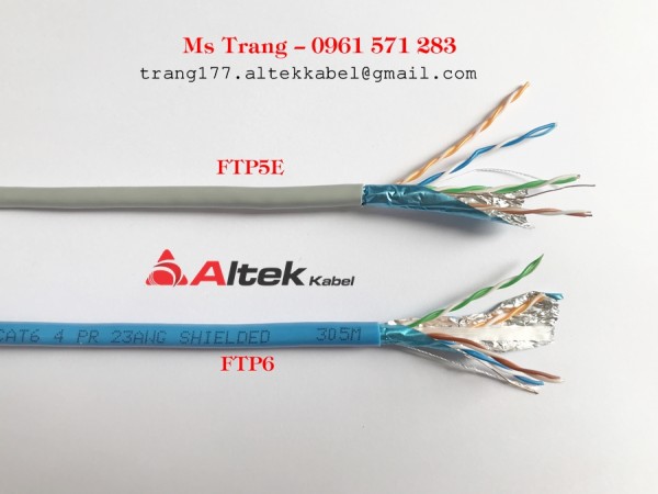 Cáp mạng Cat 5E UTP 24 AWG & Cat 6 UTP 23AWG giá tốt