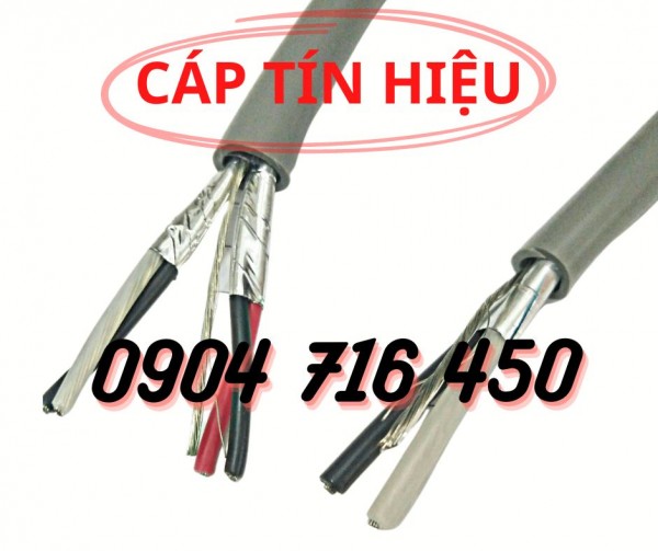 Cáp tín hiệu 22 AWG vặn xoắn chống nhiễu 