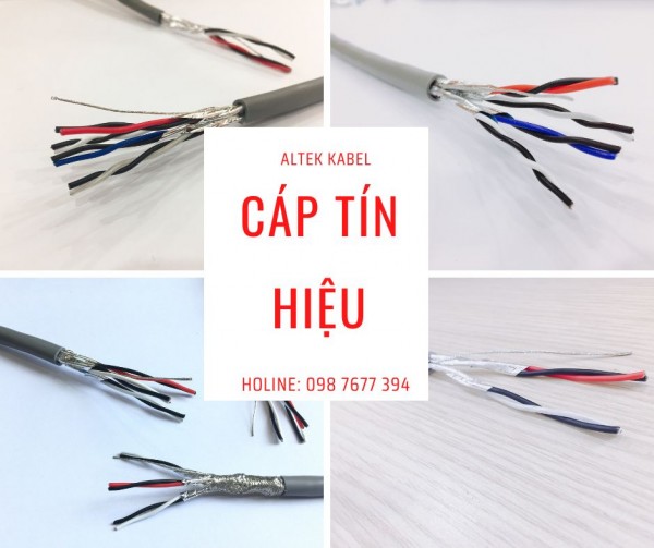 cáp tín hiệu chống nhiễu 18awg chính hãng