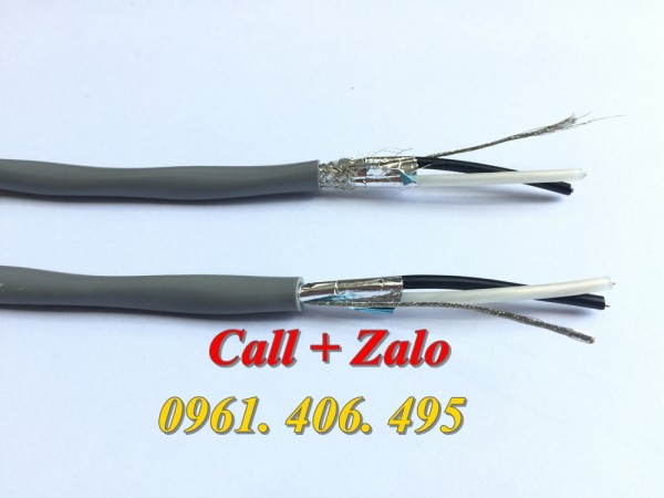 Cáp tín hiệu chống nhiễu 2Pair 18AWG, 2x0.75 lõi vặn xoắn từng cặp