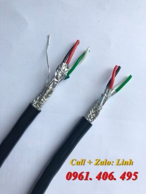 Cáp tín hiệu chống nhiễu 3 lớp RS485 (18AWG/ 22AWG/ 24AWG)