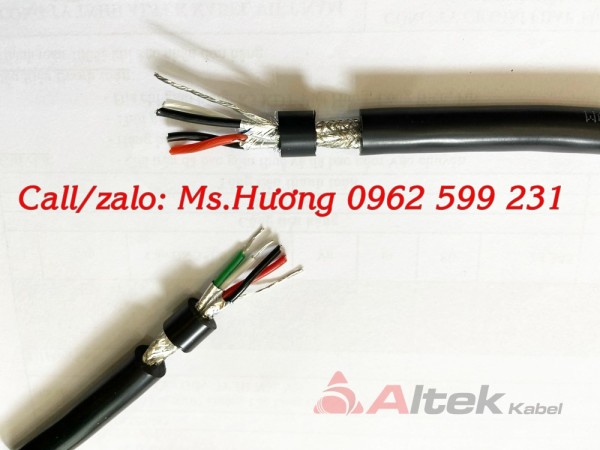 Cáp tín hiệu chống nhiễu RS485 Altek kabel 22AWG