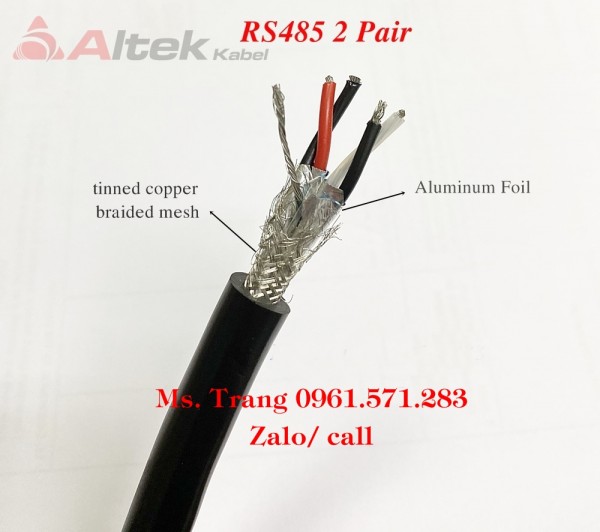 Cáp tín hiệu RS485 18 awg, 22 awg, 24 awg