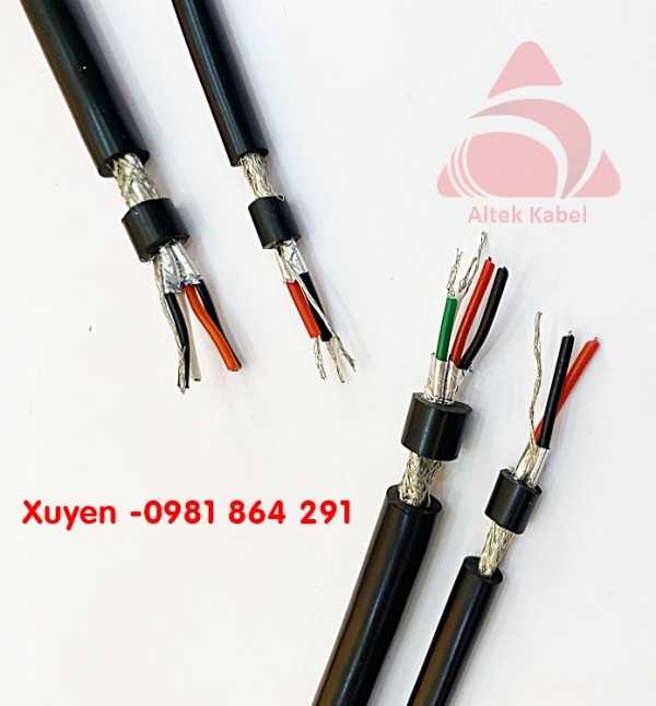 Cáp tín hiệu RS485 22AWG 1Pair chống nhiễu Altek kabel