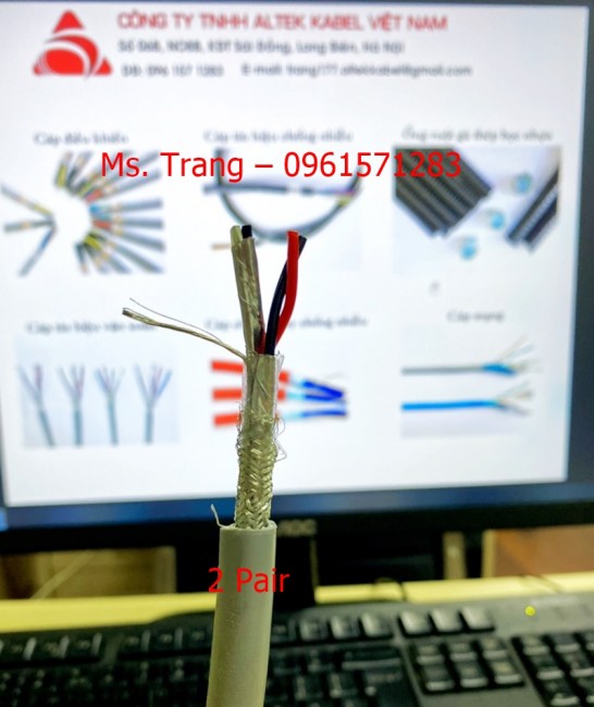 Cáp tín hiệu vặn xoắn 16 AWG hiệu Altek Kabel