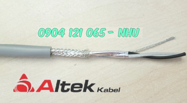 Cáp tín hiệu vặn xoắn 2p18awg, cáp điều khiển altek kabel