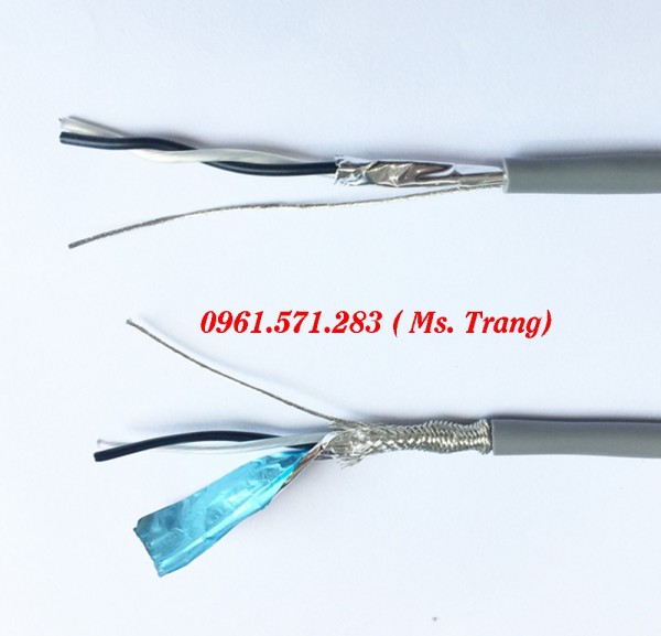 Cáp tín hiệu vặn xoắn chống nhiễu 16awg, 18awg