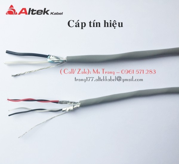 Cáp tín hiệu vặn xoắn chống nhiễu 18AWG 2x0.75 điều khiển âm thanh ánh sáng