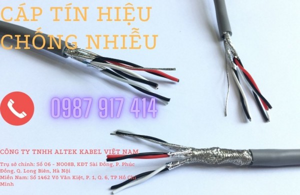 cáp tín hiệu xoắn chống nhiễu