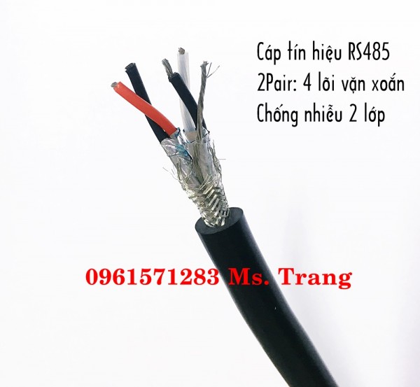 Cáp truyền thông vặn xoắn RS485 2x2x0.5- altek kabel