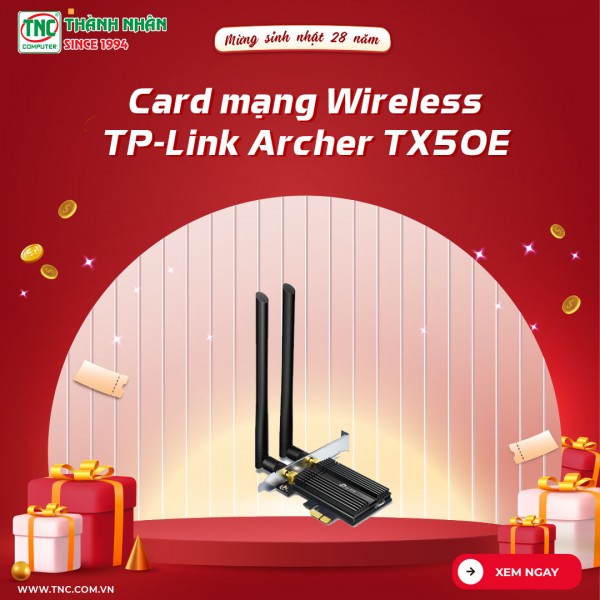 Card mạng Wireless TP-Link Archer TX50E