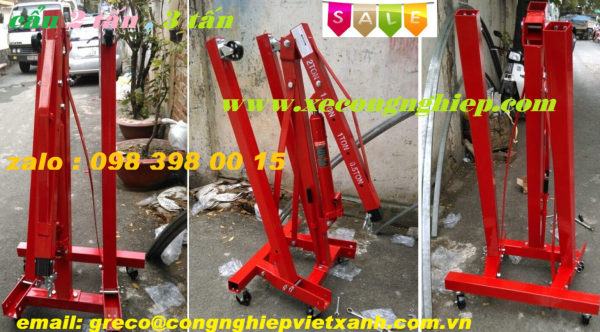 Cẩu tay mini thủy lực 2000kg Đài Loan