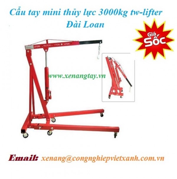 Cẩu Thuỷ Lực Mini, 3000kg