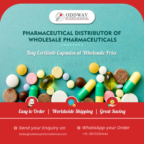 Ceritinib chung với chi phí thấp nhất từ ​​nhà bán buôn & xuất khẩu thuốc