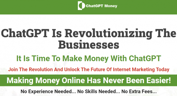 ChatGPT Money OTO 2023: Full 2 OTO Details + 3,000 Bonuses + Demo