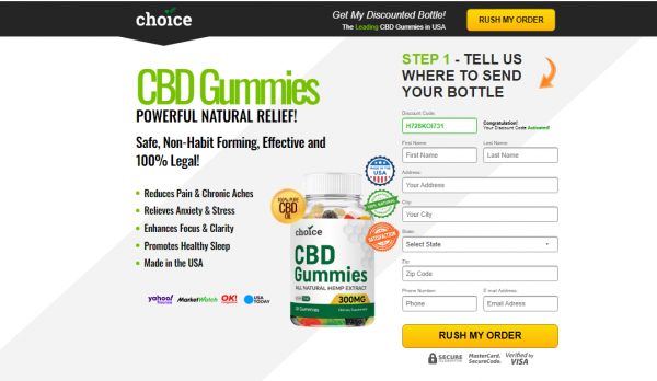 Choice CBD Gummies - Reduce Chronic Pain 