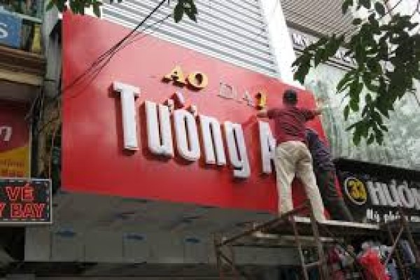 Chọn lắp biển chữ nổi, tư vấn qua