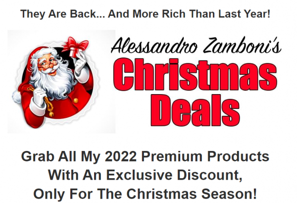 Christmas Deals 2022 OTO - 1st to 5th All 5 OTOs Details Here + 88VIP 2,000 Bonuses