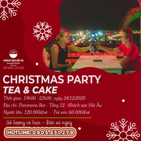 CHRISTMAS PARTY TEA & CAKE ONLY 120.000Đ