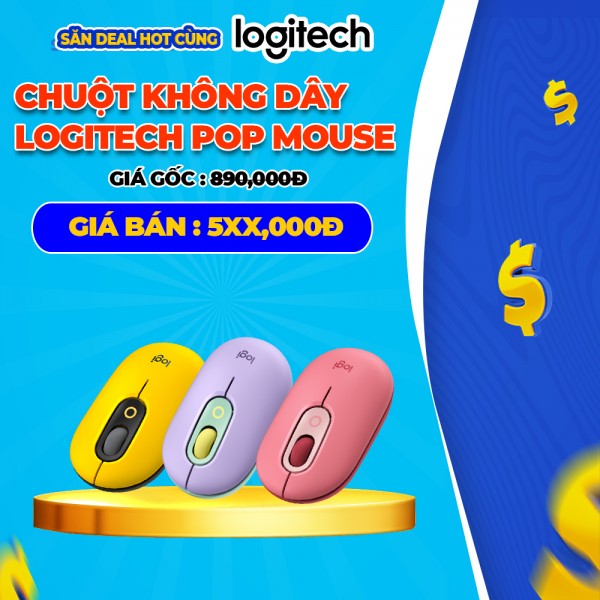 Chuột không dây Logitech Pop Mouse