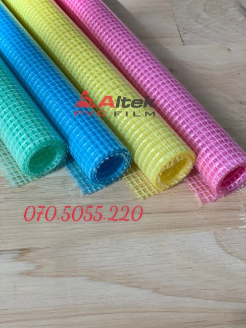 Chuyên sx màng nhựa pvc kẹp lưới màu miền nam