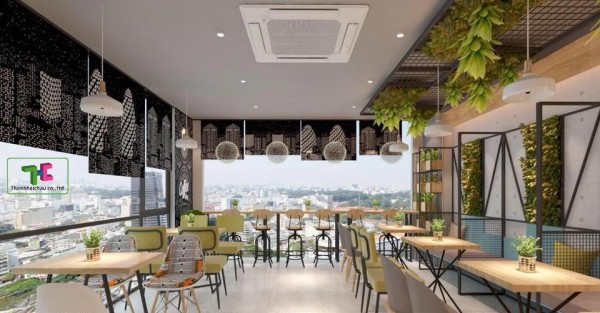 Chuyên tư vấn, thi công lắp đặt máy lạnh cho quán cafe thẩm mỹ đẹp