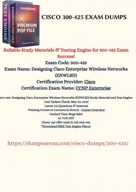  Cisco 300-425 Exam Dumps - Affordable & Effective Exam Preparation