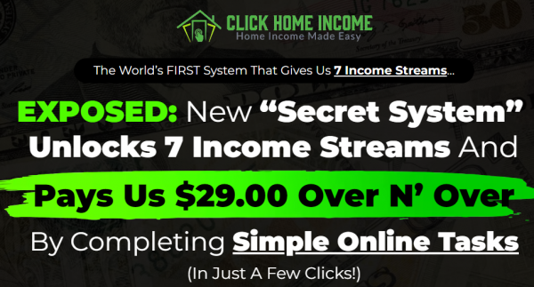 Click Home Income 2.0 Review - 88VIP 3,000 Bonuses $1,732,034 + OTO 1,2,3,4,5,6,7,8 Link Here