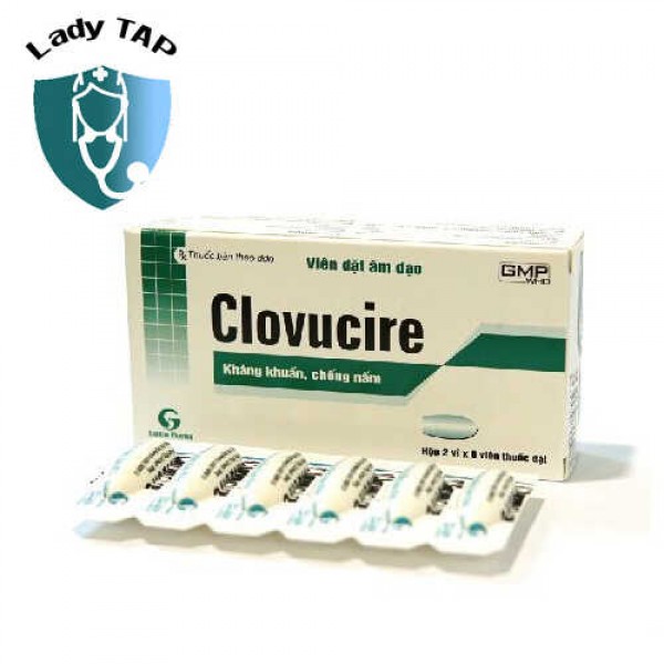 Clovucire - Thuốc đặt điều trị viêm phụ khoa hiệu quả