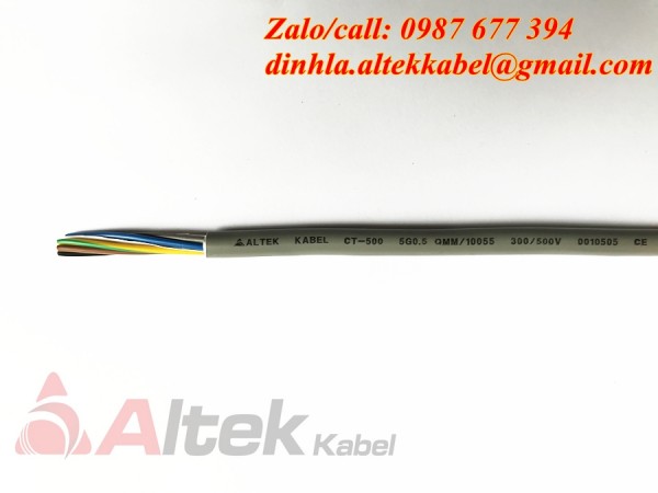 Có sẵn cáp điều khiển 5 lõi- Cáp điều khiển Altek Kabel giá tốt nhất thị trường