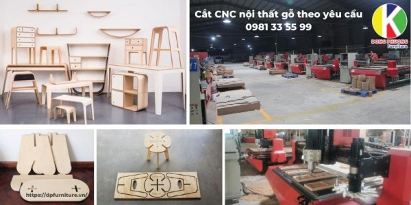 Cơ sở cắt CNC nội thất gỗ theo yêu cầu giá rẻ #1 Đồng Nai