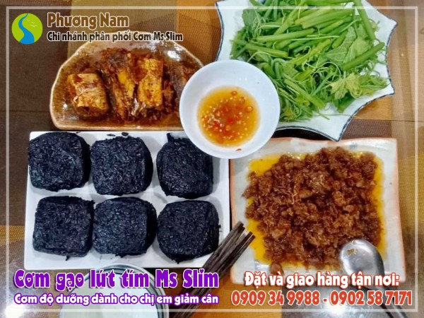 Cơm Gạo Lứt Tím Ms Slim - Ăn hoài chẳng sợ lo mập - Gạo Phương Nam