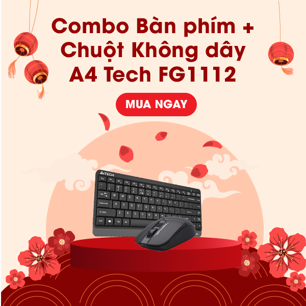 Combo Bàn phím + Chuột Không dây A4 Tech FG1112