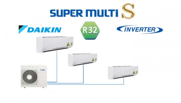 Combo hệ Multi S giá cực sốc - 1 dàn nóng kết hợp 2 dàn lạnh